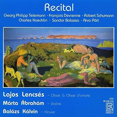 the album cover for Telemann / Lencses / Abraham / Kalvin - Recital