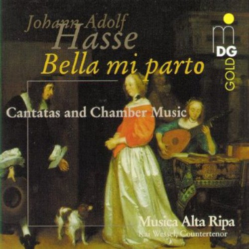the album cover for J.A. HASSE - Cantatas/Mandolin Concerto