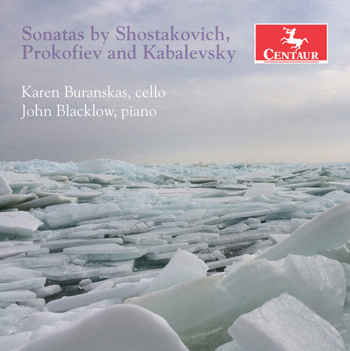 the album cover for Kabalevsky / Buranskas / Blacklow - Sonatas By Shostakovich Prokofiev & Kabalevsky