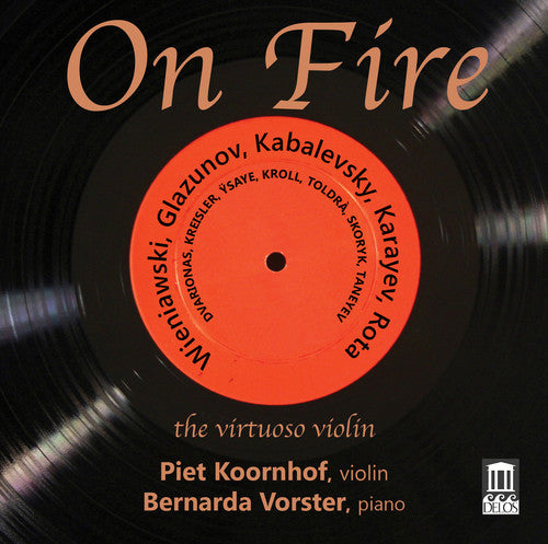 the album cover for Dvarionas / Koornhof / Vorster - On Fire