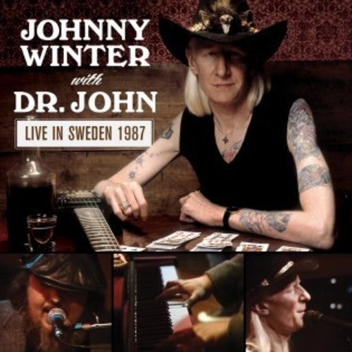 the album cover for Johnny Winter - Live in Sweden 1987