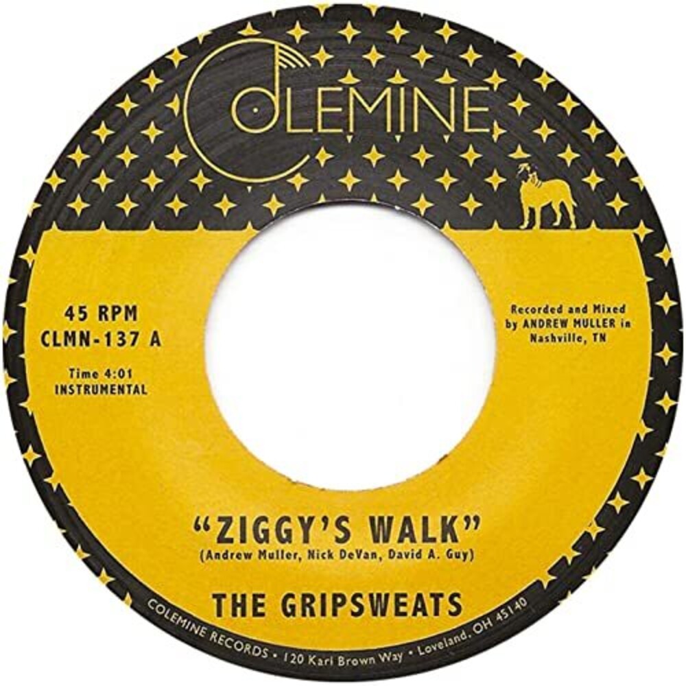 the album cover for Gripsweats - Ziggy's Walk / Alpha Dog