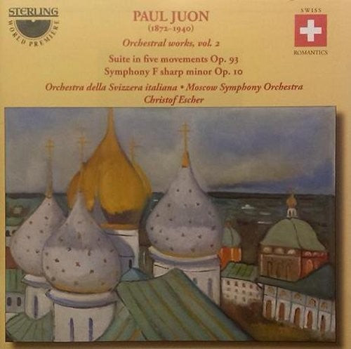 the album cover for Juon / Orchestra Della Svizzera Italiana - Orchestral Works Volume 2
