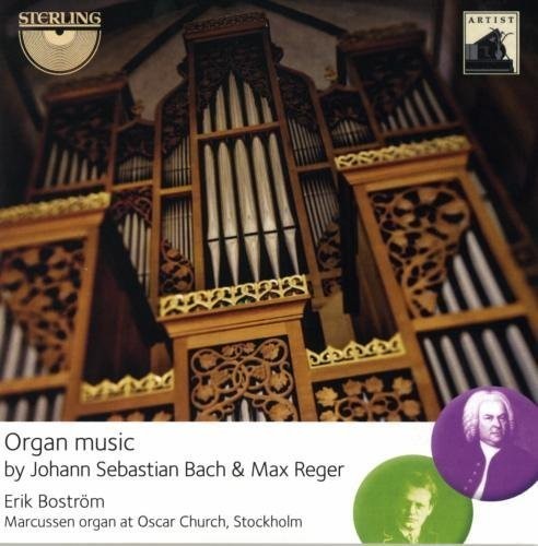 the album cover for J Bach S / Bostrom - Organ Music