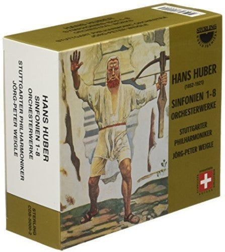 the album cover for Huber / Weigle / Stuttgarter Philharmoniker - Sinf 1-8/Eine Lustspiels Ov Op. 50/&