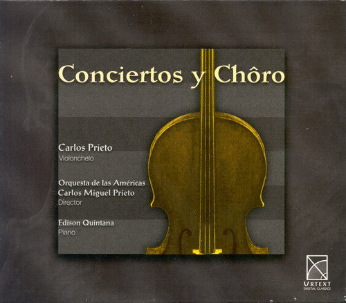 the album cover for Carlos Prieto - Conciertos y Choros