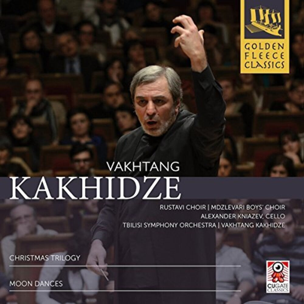 the album cover for Vakhtang Kakhidze - Christmas Trilogy & Moon Dances