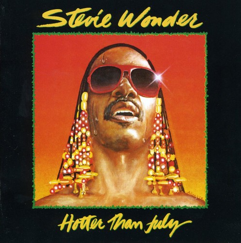 the album cover for Stevie Wonder - Hotter Than July