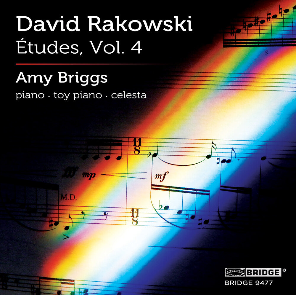 the album cover for Rakowski / Briggs - David Rakowski: Etudes, Vol. 4
