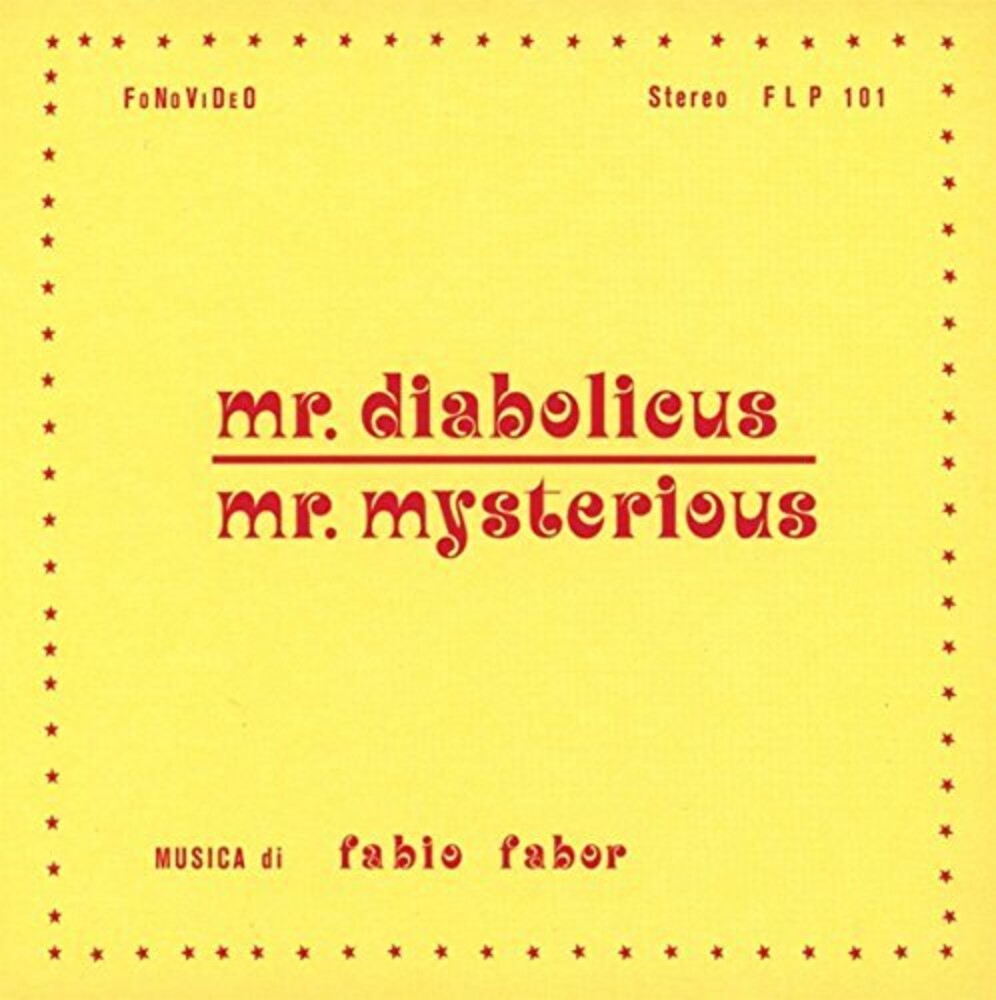 the album cover for Fabio Fabor - Mr. Diabolicus: Mr. Mysterious
