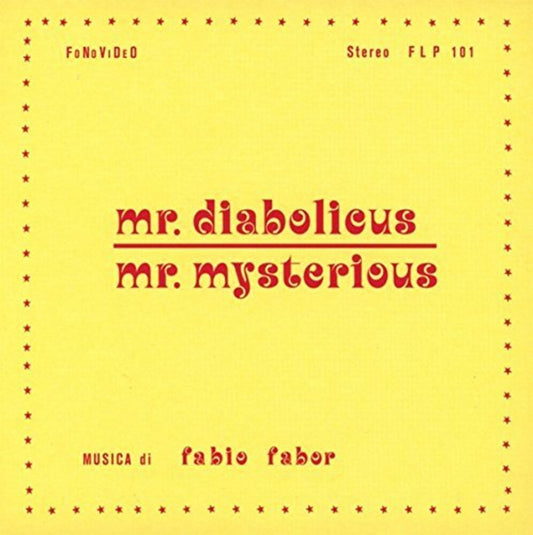 the album cover for Fabio Fabor - Mr. Diabolicus: Mr. Mysterious