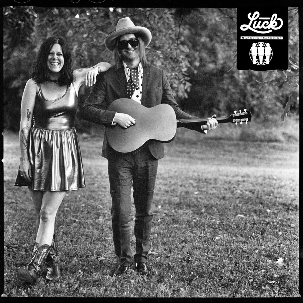 the album cover for Lilly Hiatt / Lee,Aaron - Luck Mansion Sessions