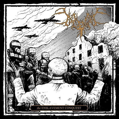 the album cover for Begrime Exemious - The Enslavement Conquest
