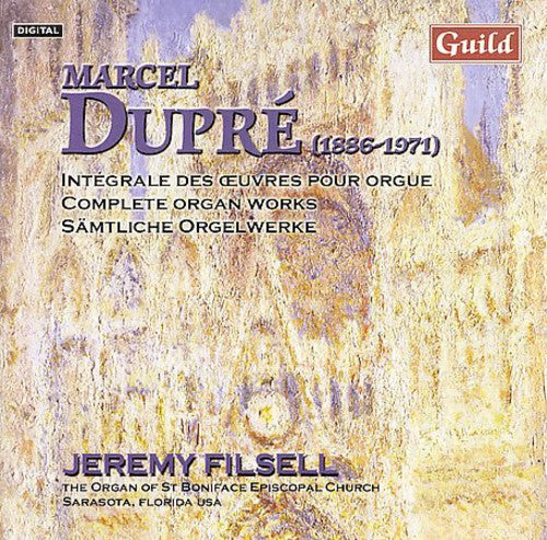 the album cover for Jeremy Filsell - Complete Organ Works 8: Psalm Xviii / Vision Op 44