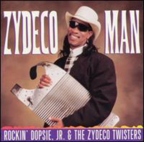 the album cover for Rockin Dopsie Jr & Zydeco Tw - Zydeco Man