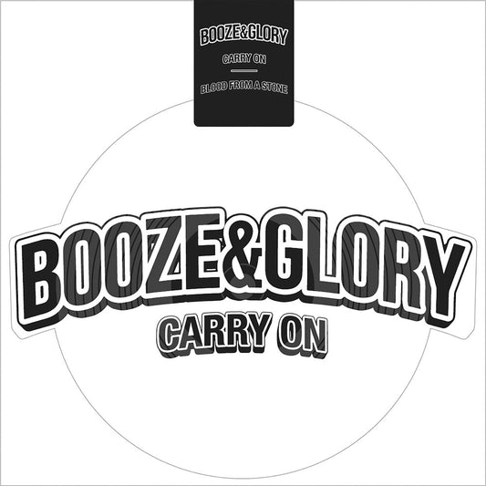 the album cover for Booze & Glory - Carry On