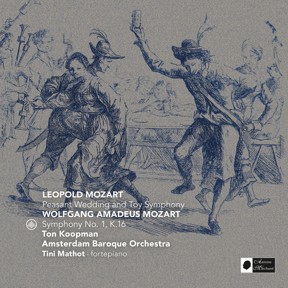 the album cover for Amsterdam Baroque Orchestra - Peasant Wedding & Mozart: Toy Symphony