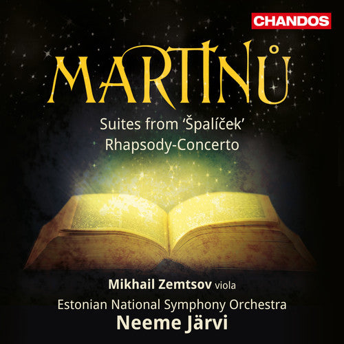 the album cover for Martinu / Zemtsov / Jarvi - Neeme Jarvi Conducts Martinu