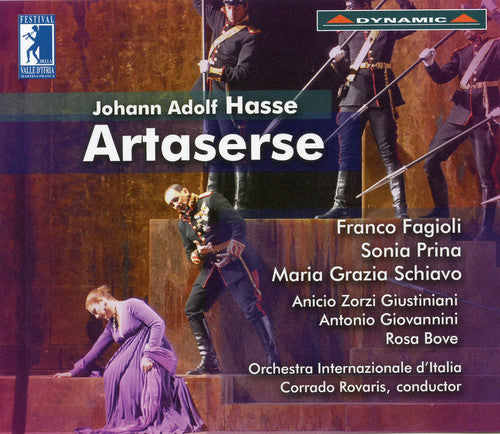 the album cover for Hasse / Giustiniani / Ensemble Barocco / Lavia - Johann Adolf Hasse: Artaserse