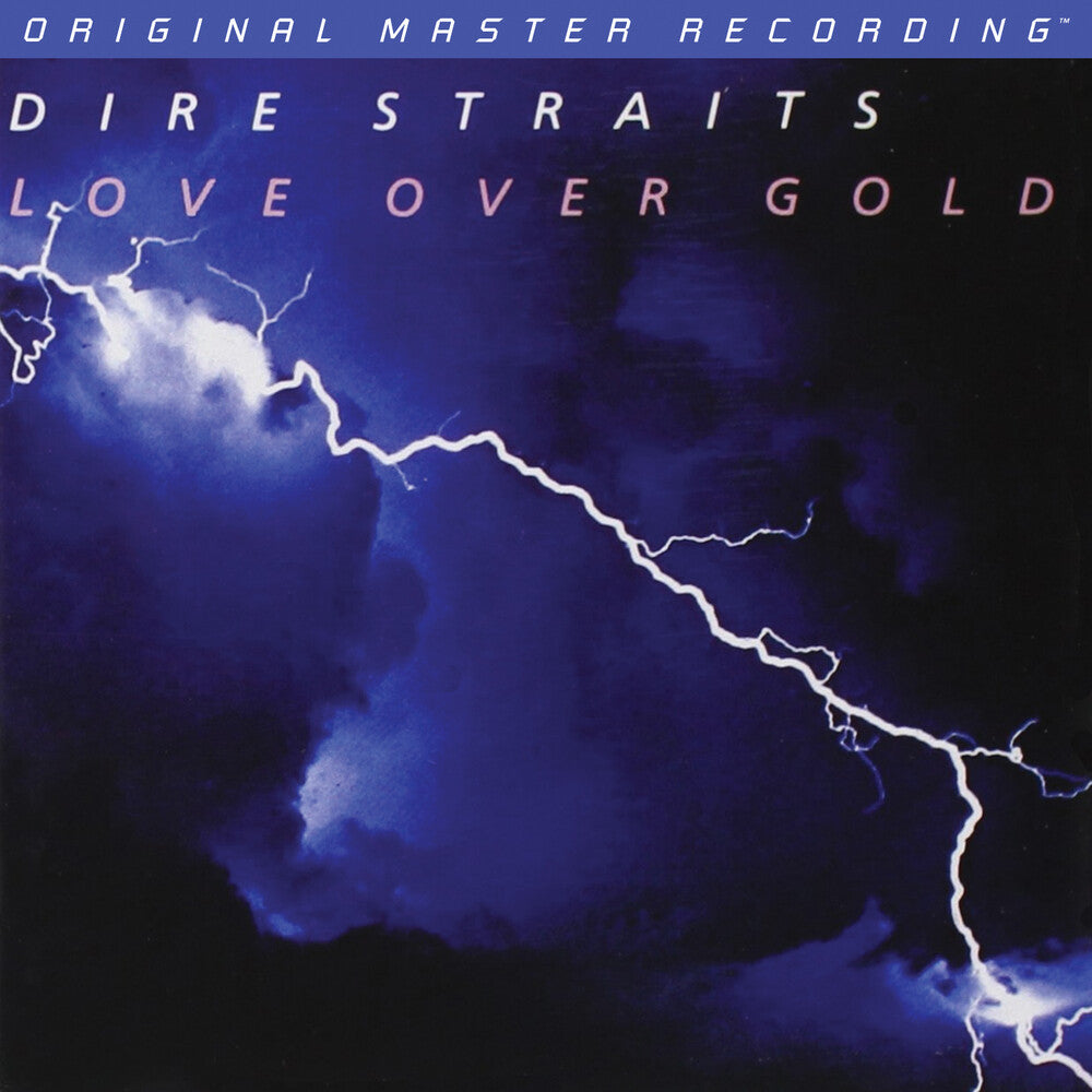 the album cover for Dire Straits - Love Over Gold