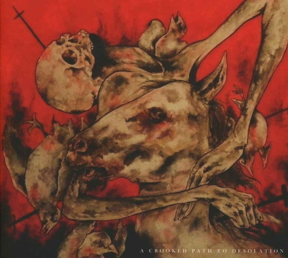 the album cover for Ordo Obsidium - A Crooked Path To Desolation