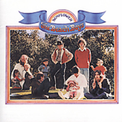 the album cover for The Beach Boys - Sunflower/Surf's Up
