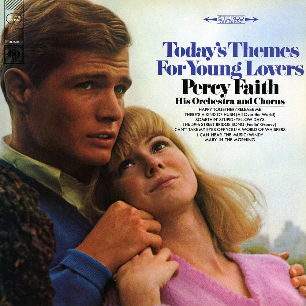 the album cover for Percy Faith - Today's Themes For Young Lovers