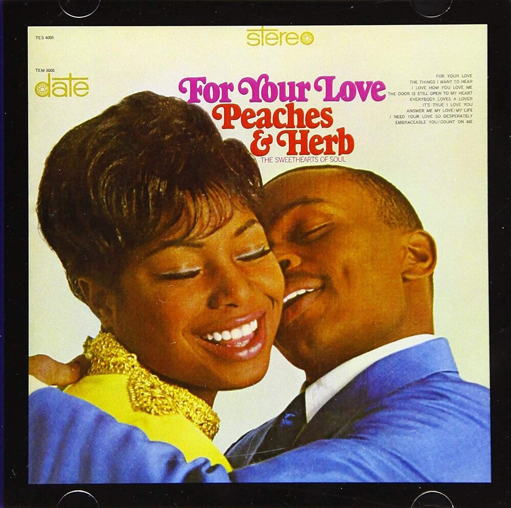 the album cover for Peaches & Herb - For Your Love
