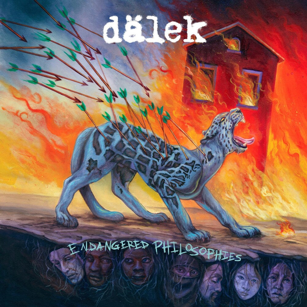 the album cover for Dälek (Dalek) - Endangered Philosophies