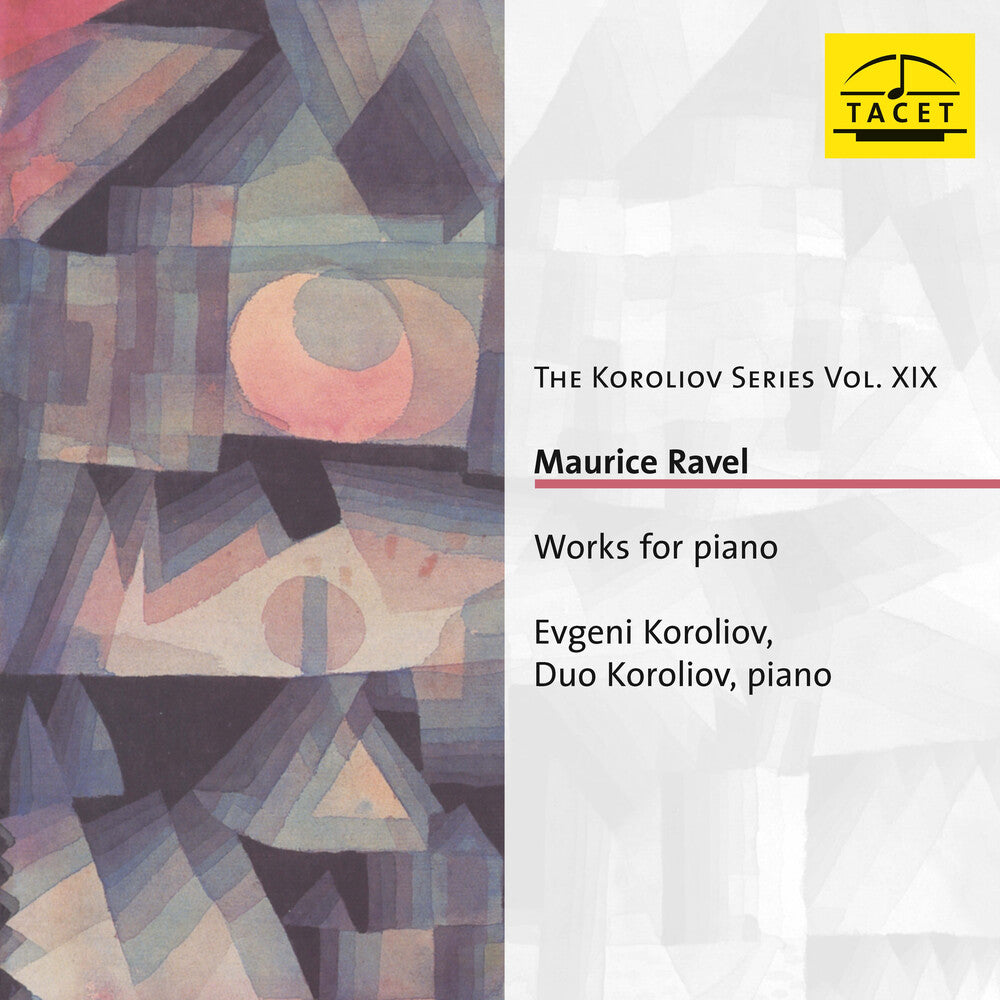 the album cover for Ravel / Evgeni Koroliov / Duo Koroliov - Koroliov Series / Works for Piano