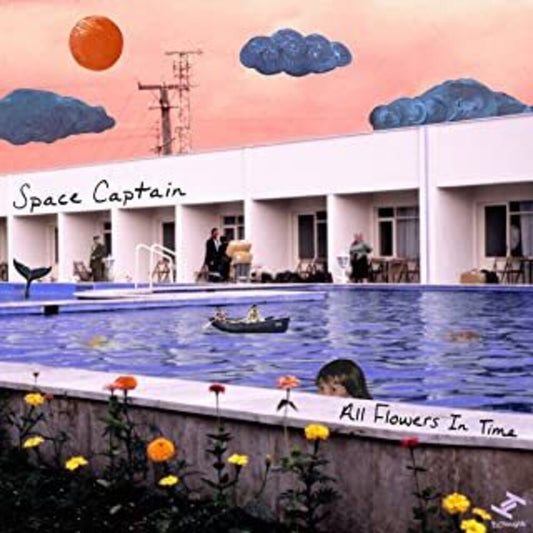 the album cover for Space Captain - All Flowers In Time