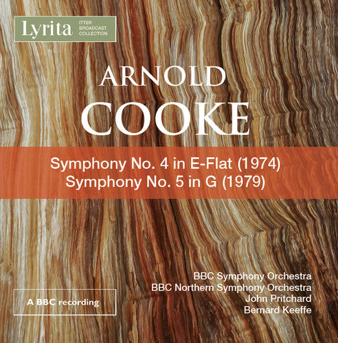 the album cover for BBC Symphony Orchestra - Cooke: Symphonies Nos. 4 & 5