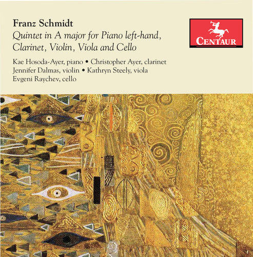 the album cover for Schmidt / Ayer / Dalmas / Steely / Raychev - Schmidt: Quintet in a Major for Piano Left-Hand