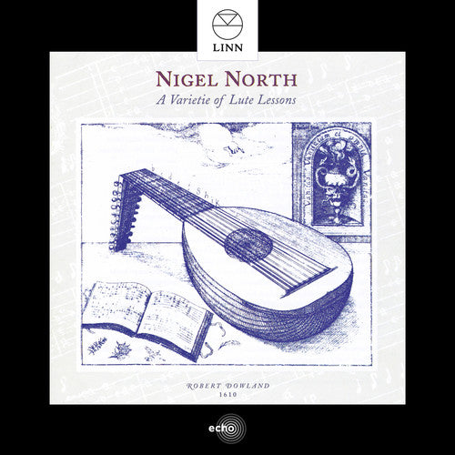 the album cover for Nigel North - Varietie of Lute Lessons