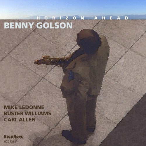 the album cover for Benny Golson - Horizon Ahead