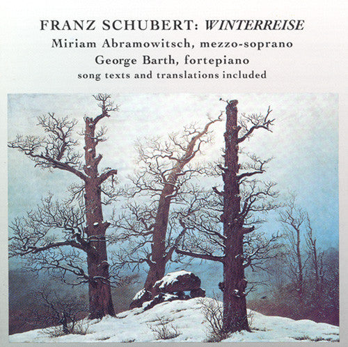 the album cover for Miriam Abramowitsch - Winterreise