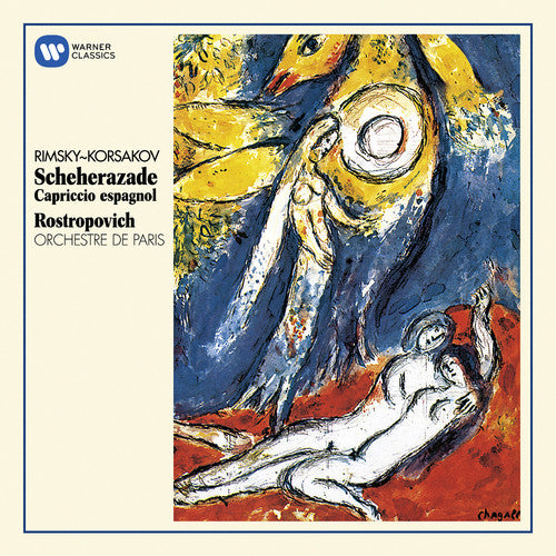 the album cover for Rimsky-Korsakov / Mstislav Rostropovich - Rimsky-Korsakov: Scheherazade