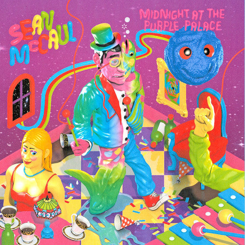 the album cover for Sean Mccaul - Midnight at Purple Palace