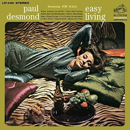 the album cover for Paul Desmond - Easy Living