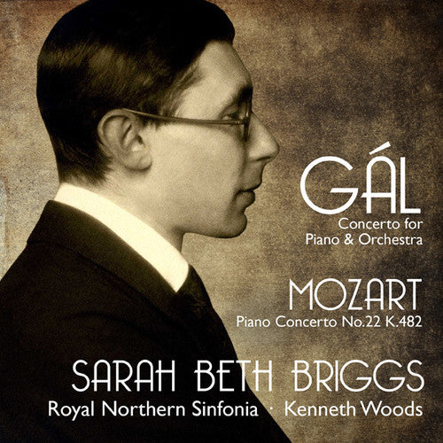 the album cover for Gal / Briggs / Sarah Beth - Concerto for Piano and Orchestra