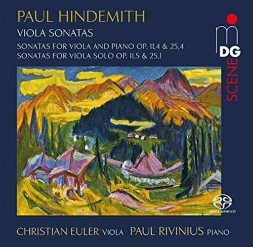 the album cover for Christian Euler / Rivinius,Paul - Hindemith: Sonatas For Viola And Piano