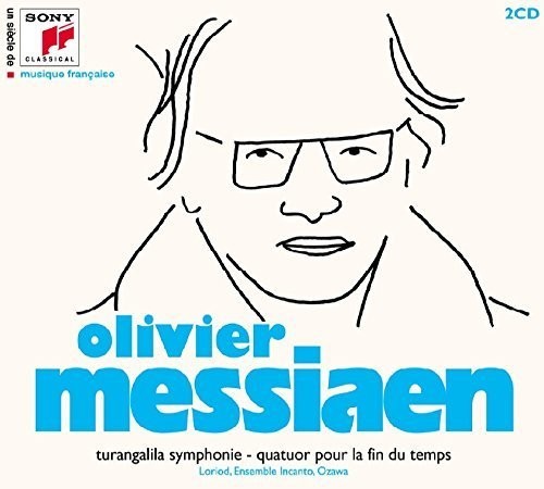the album cover for O Messiaen - Un Siecle De Musique Fracaise: Olivier Messiaen