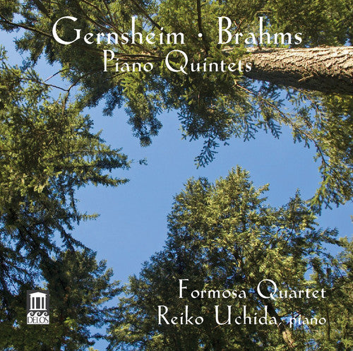 the album cover for Brahms / Formosa Quartet / Reiko Uchida - Gernsheim & Brahms: Piano Quintets