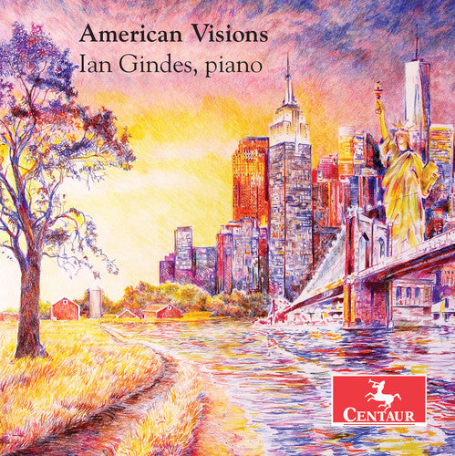 the album cover for Kris Becker / Gindes,Ian - American Visions