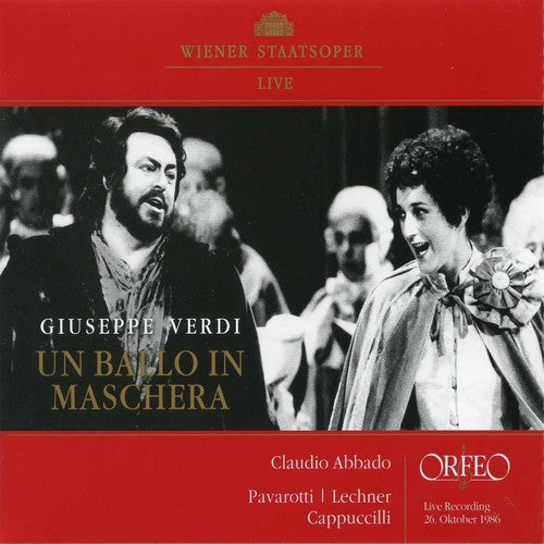 the album cover for G Verdi / Pavarotti,Luciano / Tichy,Georg - Verdi: Un Ballo in Maschera