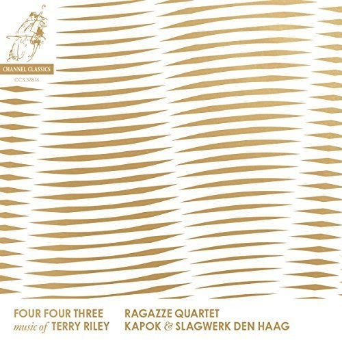 the album cover for Ragazze Quartet - Four Four Three - Music Of Terry Riley