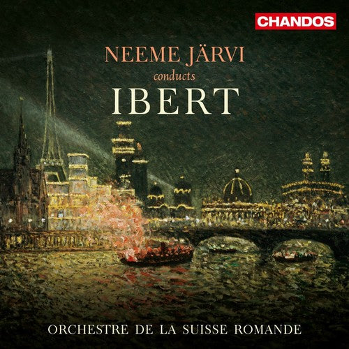 the album cover for Jacques Ibert / Orchestre De La Suisse Romande - Neeme Jarvi Conducts Ibert