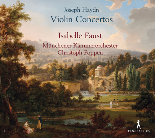 the album cover for J Haydn / Faust,Isabelle / Poppen,Christoph - Haydn: Violin Concertos