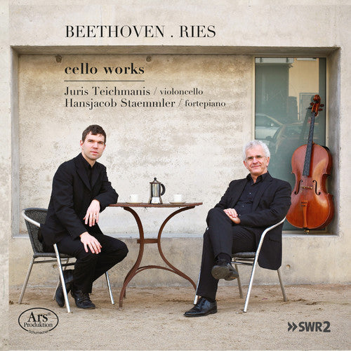 the album cover for L Beethoven V / Staemmler,Hansjacob - Beethoven & Ries: Cello Works