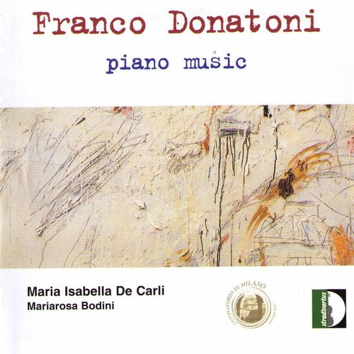 the album cover for Donatoni / De Carli / Bodini - Piano Music